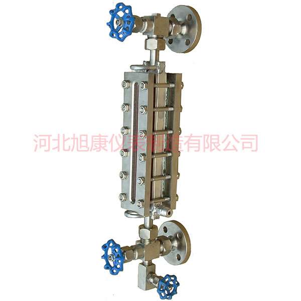 蒸汽伴热式玻璃板液位计保湿型玻璃板液位计